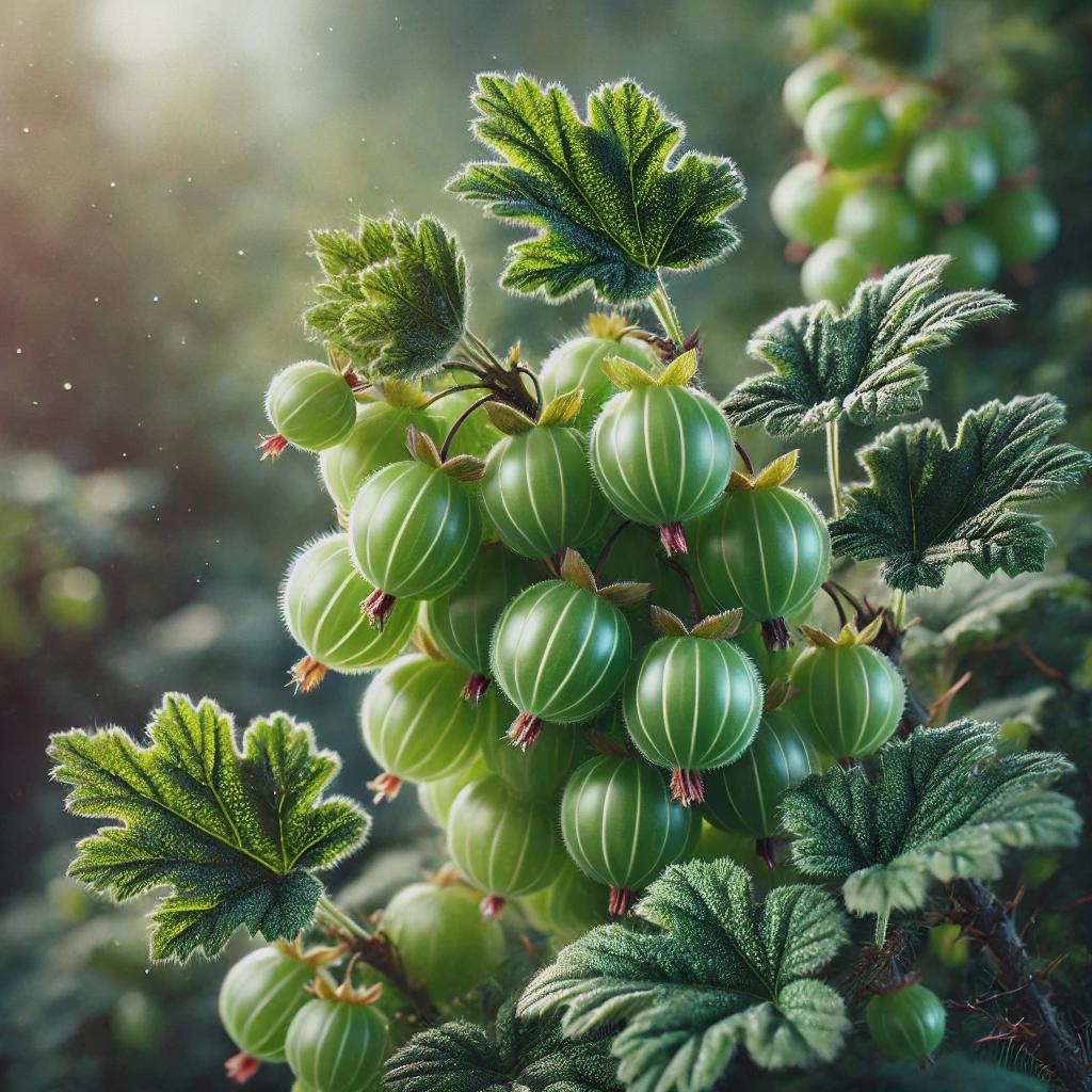 Gooseberry 'Hinnomaki Green'